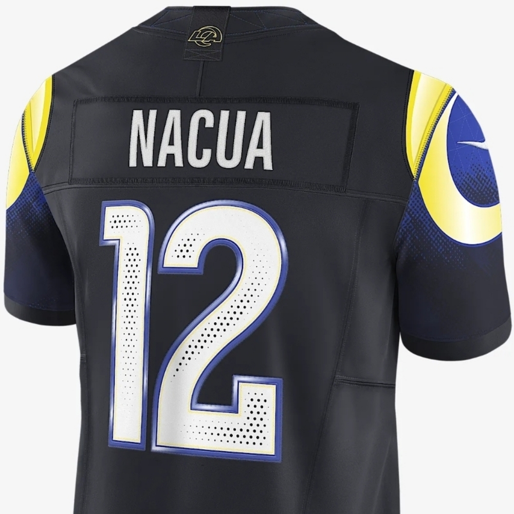 LA RAMS Puka Men's Black and Yellow Jersey